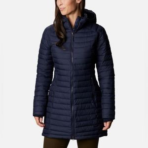 Columbia Women's White Out™ II Mid Hooded Jacket Dark Nocturnal M
